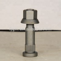 40Cr steel Truck Wheel Hub Bolt With Nut